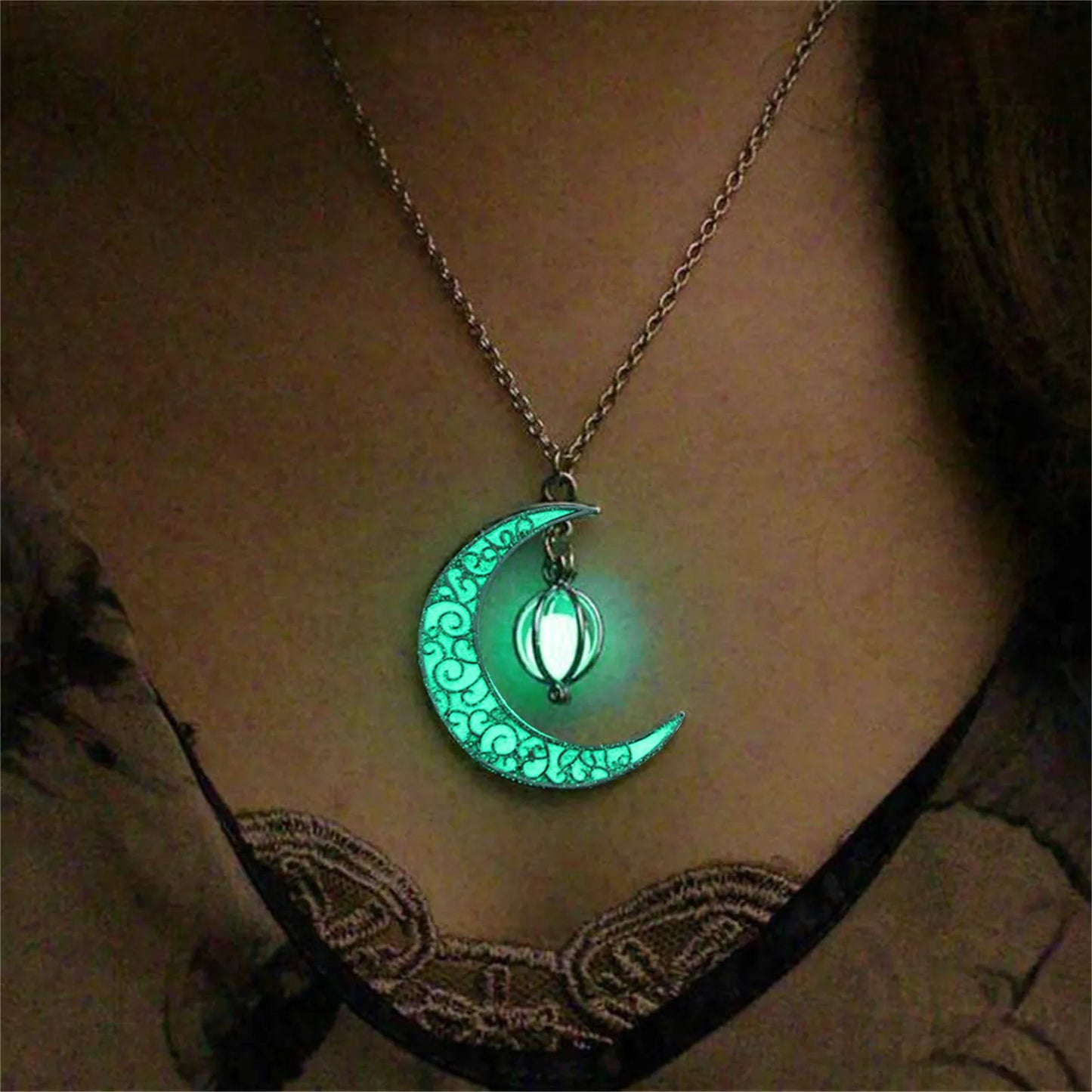 Whirlwind Luminous Necklaces Pendants For Womens