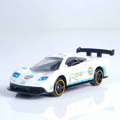 1:64 New Alloy Die-Cast Sports Printed Simulation Racing Car Model Toy Boys' Ornaments Desktop Display Collection Creative Gift Birthday Holiday