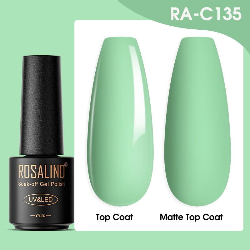 ROSALIND Gel Nail Polish Lamp All For Nails Art Manicure With Matt Base - Giftcare 