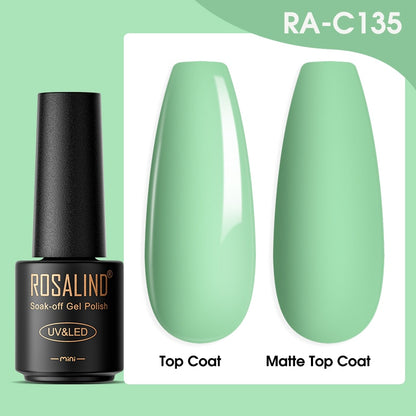 ROSALIND Gel Nail Polish Lamp All For Nails Art Manicure With Matt Base - Giftcare 