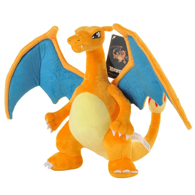 Pokemon Shiny Charizard Plush Toy Charmender Mega Evolution Charizard X Y Stuffed Doll Pikachu Plushies Toys Hobbies Xmas Gifts