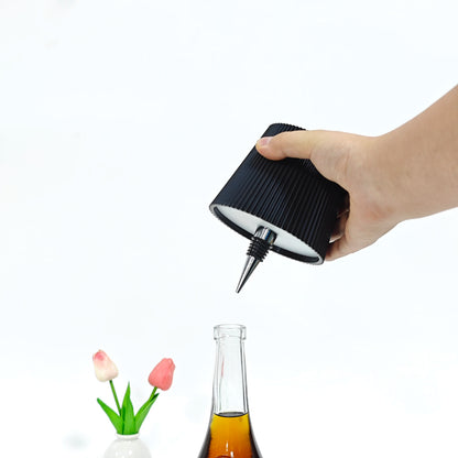 Wine Bottle Lamp LED Table Lamp 3 Color Stepless Dimming Rechargeable Touch Control  Wine Bottle Lamp