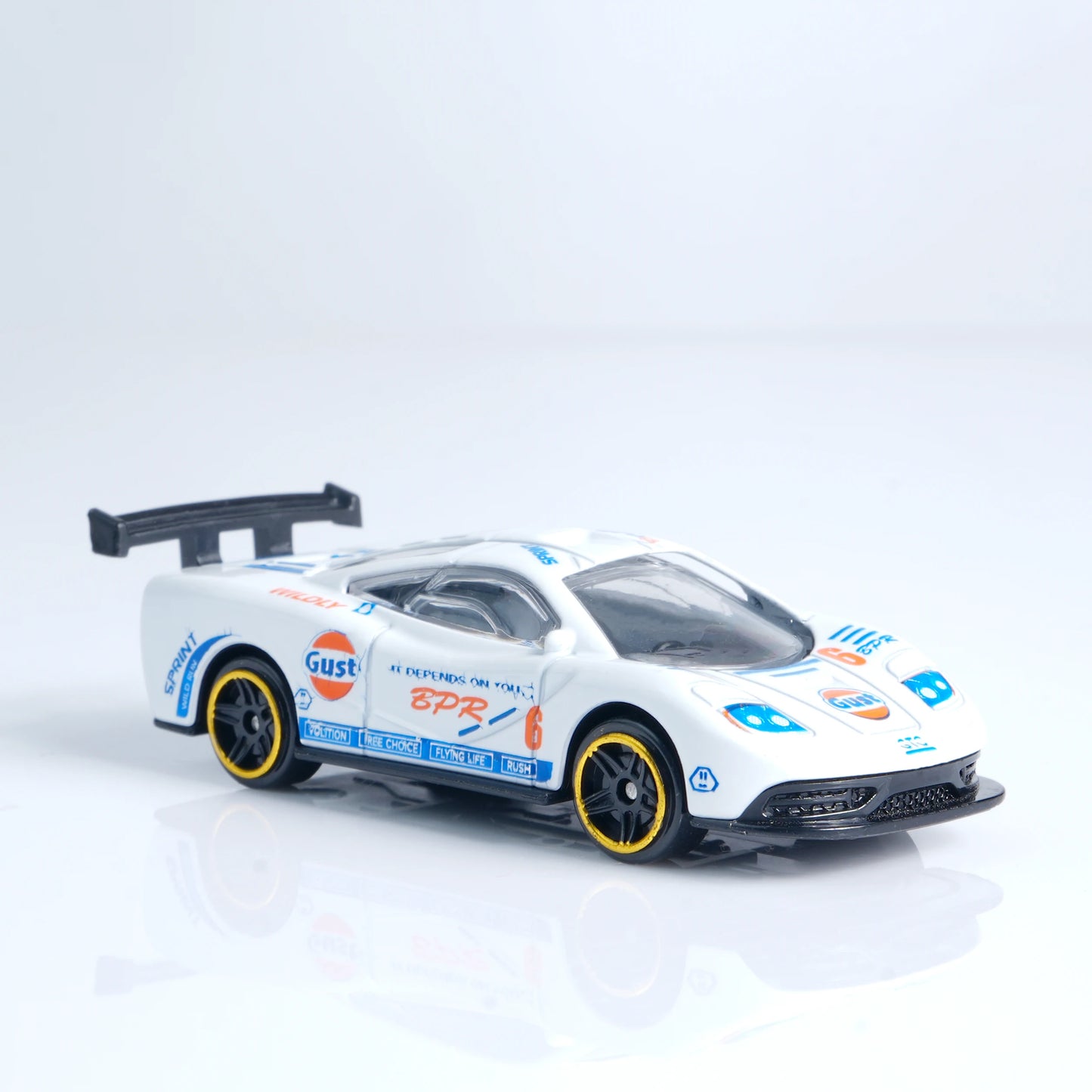 1:64 New Alloy Die-Cast Sports Printed Simulation Racing Car Model Toy Boys' Ornaments Desktop Display Collection Creative Gift Birthday Holiday