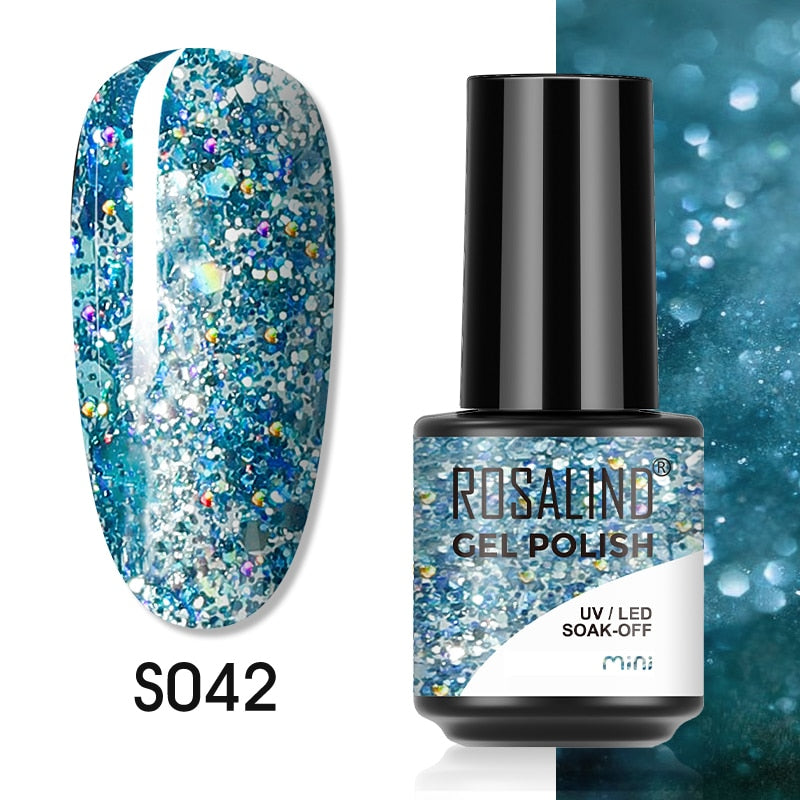 ROSALIND Gel Nail Polish Lamp All For Nails Art Manicure With Matt Base - Giftcare 