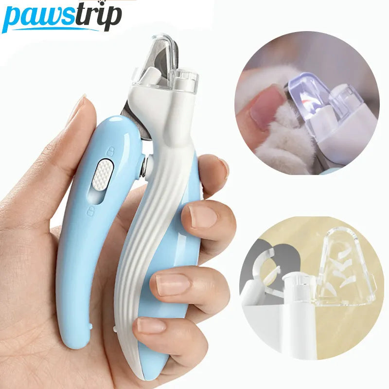 Professional Pet Nail Clippers with Led Light Pet Claw Grooming Scissors for Dogs Cats Small Animals Paw Nail Trimmer Pet Supply.Free shipping