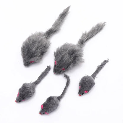 5Pcs 1PCS Plush Catmint Simulation Mouse Cat Pet Teasing Interactive Toy for Kitten Gifts Supplies Random Color.Free shipping