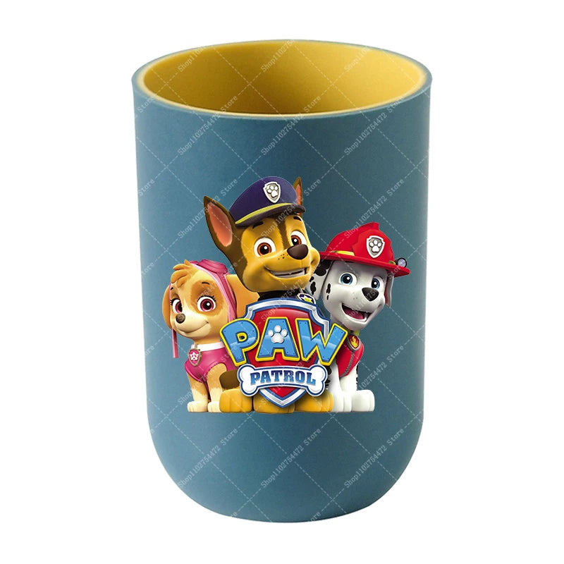 PAW Patrols Kids Cartoon Cute Toothbrush Cup Skye Chase Children Anime Mouthwash Cups Boy Girl Portable Plastic Rinse Mug Gifts