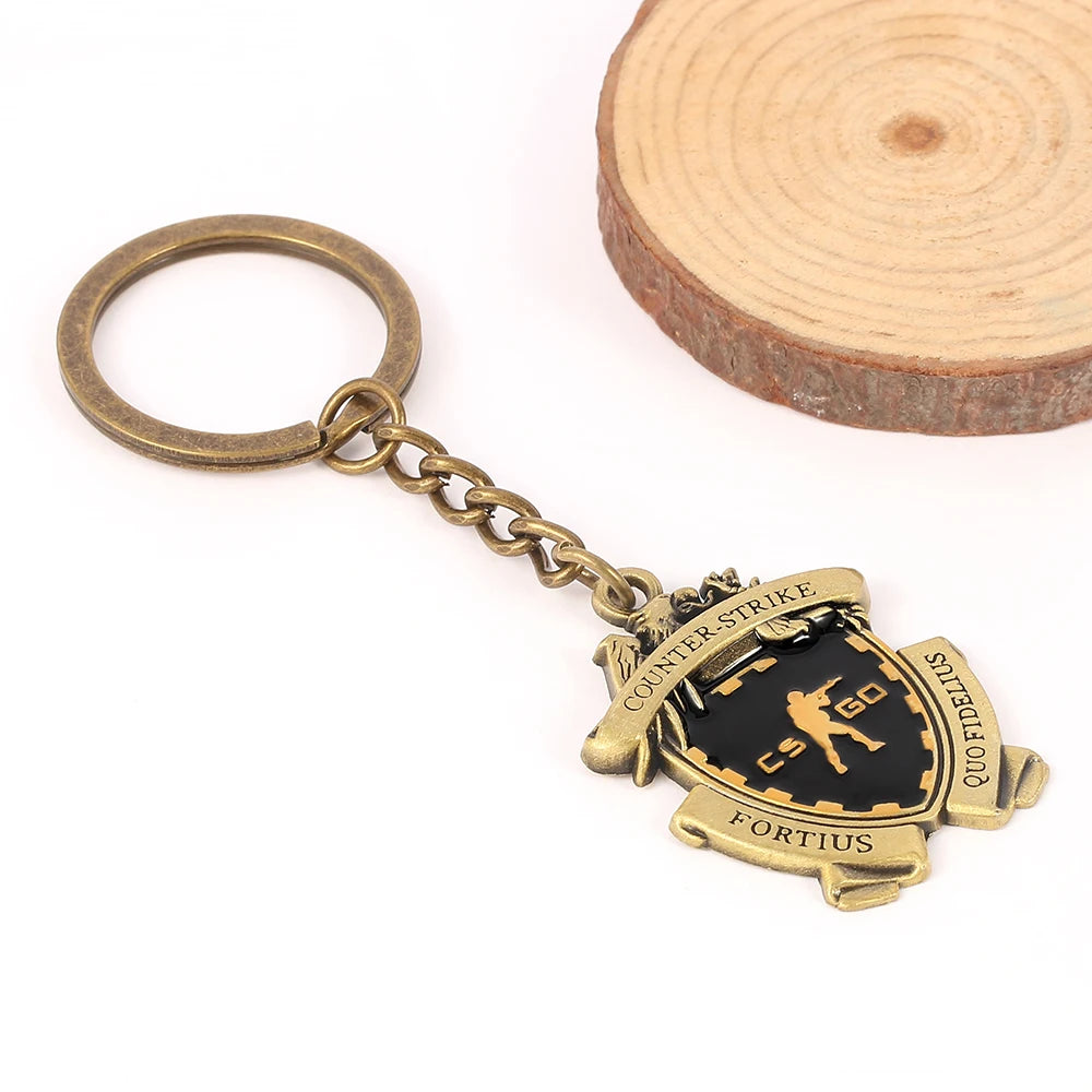 Game CS GO Medal Keychain Metal Pendant