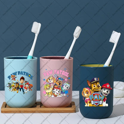 PAW Patrols Kids Cartoon Cute Toothbrush Cup Skye Chase Children Anime Mouthwash Cups Boy Girl Portable Plastic Rinse Mug Gifts