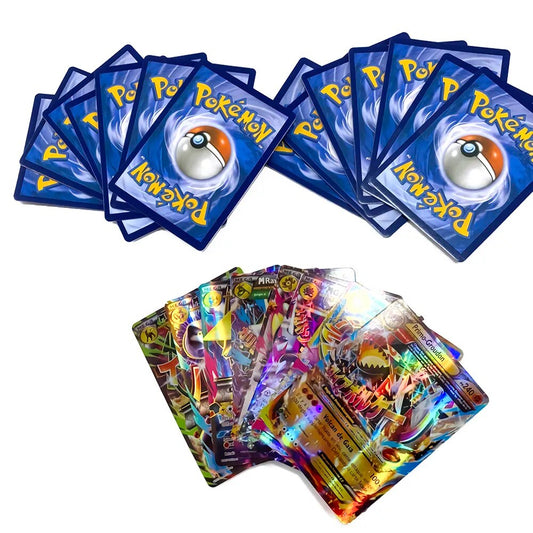 10/20/30pcs Pokemon Battle Game Collection Cards French Version GX EX MEGA VMAX Cartoon Anime Figures Card Toys for Boys Gifts - Giftcare 