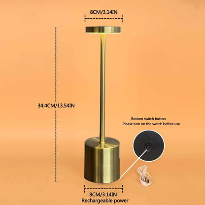 Metal Table Lamp Writing Lamp Bedside Creative Ambient Lights