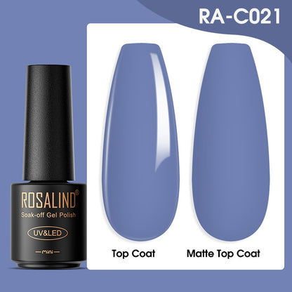 ROSALIND Gel Nail Polish Lamp All For Nails Art Manicure With Matt Base - Giftcare 