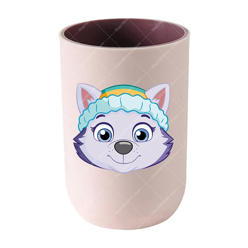 PAW Patrols Kids Cartoon Cute Toothbrush Cup Skye Chase Children Anime Mouthwash Cups Boy Girl Portable Plastic Rinse Mug Gifts