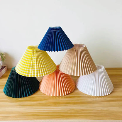 Table Lamp Cover DIY Pleated Lamp cover Wall Lamp/floor Lamp/pendant lamp Handmade Cloth cover