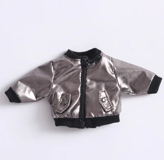 OB11 Baby Accessories Clothes for Baby Laser Bar Sets T-Shirts Jackets and Jeans Furniture for Dolls 1/12 Cool Anime Toys