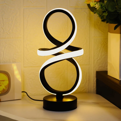 LED table lamp - dimmable bedside reading light