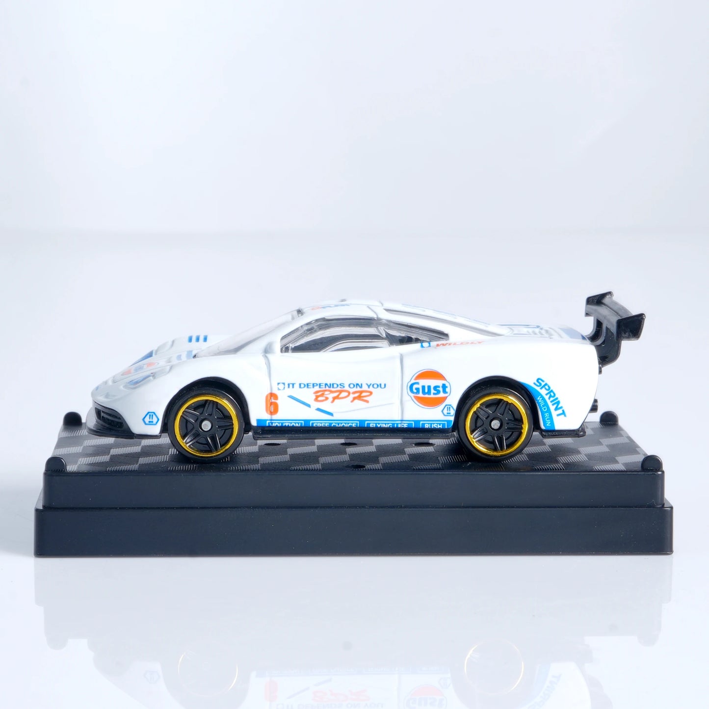 1:64 New Alloy Die-Cast Sports Printed Simulation Racing Car Model Toy Boys' Ornaments Desktop Display Collection Creative Gift Birthday Holiday