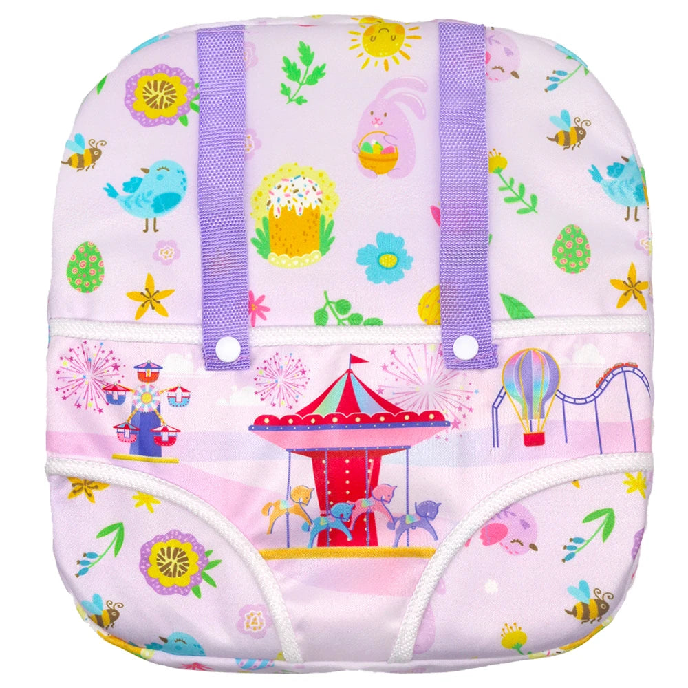 Baby Doll Plush Carrier Backpack Doll Accessories Front/Back Carrier With Straps 43cm Newborn Doll Accessories Outgoing Packets