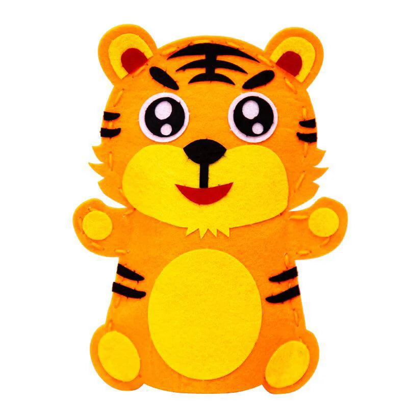 Stuffed Plush Animals Toys Hand Finger Story Puppet Handmade DIY Dolls Educational Baby Toys Halloween Christmas Children GIft