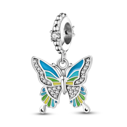 Silver Plated Charms For Woman Summer Green Cactus Avocado Beads Fit Original Bracelet Necklace DIY Dangle Charms