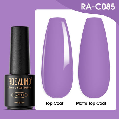 ROSALIND Gel Nail Polish Lamp All For Nails Art Manicure With Matt Base - Giftcare 