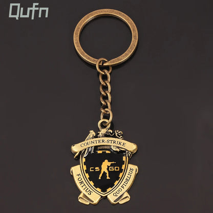 Game CS GO Medal Keychain Metal Pendant