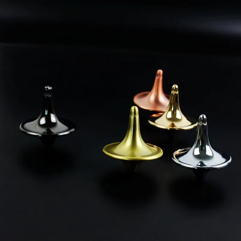 Mini Metal Gyroscope, EDC Small Toy, Fingertip Whirlwind Gyroscope Anti-stress and Irritability Toy, Exquisite Adult Gift