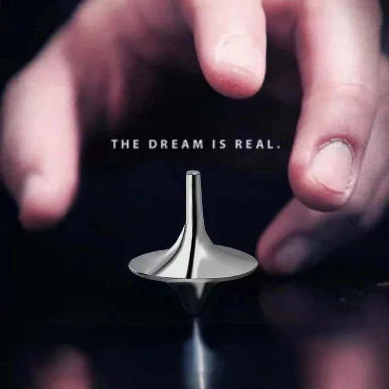 Mini Metal Gyroscope, EDC Small Toy, Fingertip Whirlwind Gyroscope Anti-stress and Irritability Toy, Exquisite Adult Gift