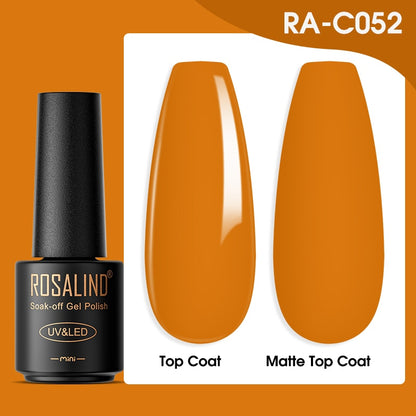 ROSALIND Gel Nail Polish Lamp All For Nails Art Manicure With Matt Base - Giftcare 