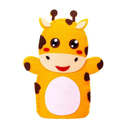 Stuffed Plush Animals Toys Hand Finger Story Puppet Handmade DIY Dolls Educational Baby Toys Halloween Christmas Children GIft
