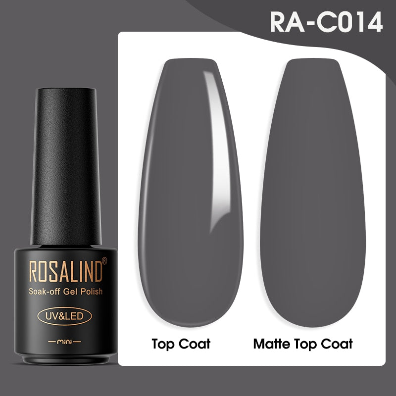 ROSALIND Gel Nail Polish Lamp All For Nails Art Manicure With Matt Base - Giftcare 