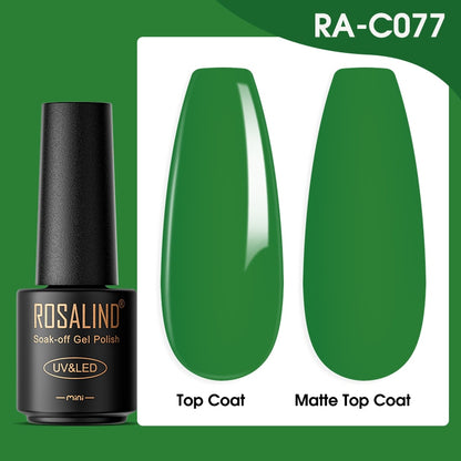 ROSALIND Gel Nail Polish Lamp All For Nails Art Manicure With Matt Base - Giftcare 