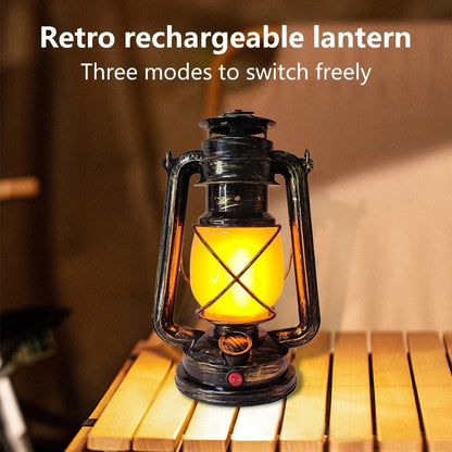 Rechargeable Retro LED Table Lamp