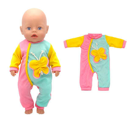 New Doll Suit Fit For 43cm Born Baby Doll 17 Inch Reborn Doll Clothes And Accessories