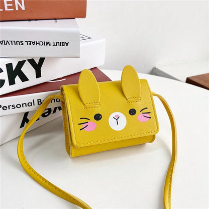 Children's Accessories Small Shoulder Bag Cute Rabbit BabyGirls Small Crossbody Bags Cartoon Kids Boys Mini Coin Purse Handbags