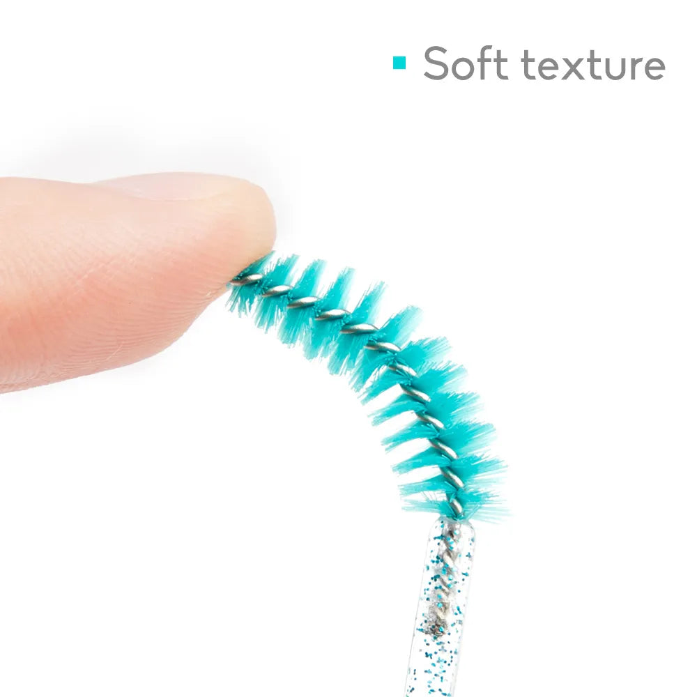 100/50Pcs Disposable Eyelash Brushes Eyelashes Extension Tools Eyebrow Brush Mascara Wands Applicator Spoolers Eye Lash Cosmetic - Giftcare 