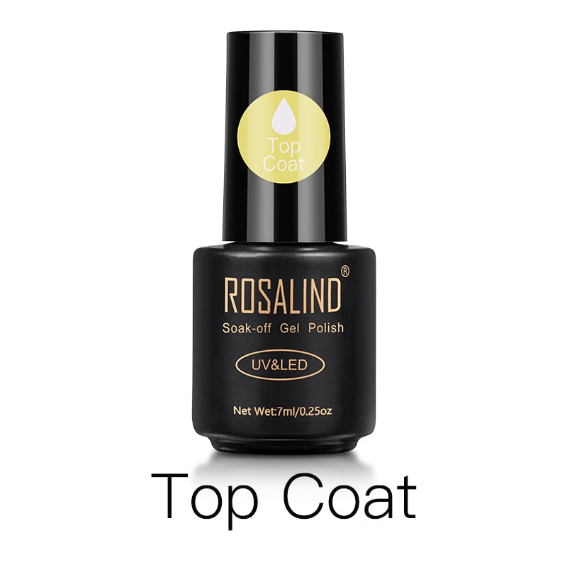 ROSALIND Gel Nail Polish Lamp All For Nails Art Manicure With Matt Base - Giftcare 