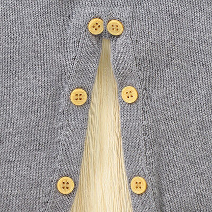 Newborn Baby Clothing Set 100%Cotton Knit Infant Girl Boy Romper +Blanket Cute Bears Toddler Long Sleeve Jumpsuit +Bedding Quilt - Giftcare 