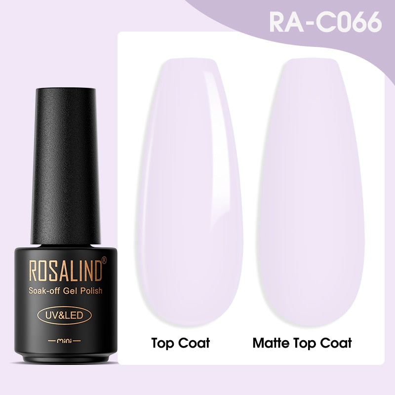 ROSALIND Gel Nail Polish Lamp All For Nails Art Manicure With Matt Base - Giftcare 