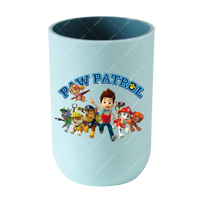PAW Patrols Kids Cartoon Cute Toothbrush Cup Skye Chase Children Anime Mouthwash Cups Boy Girl Portable Plastic Rinse Mug Gifts