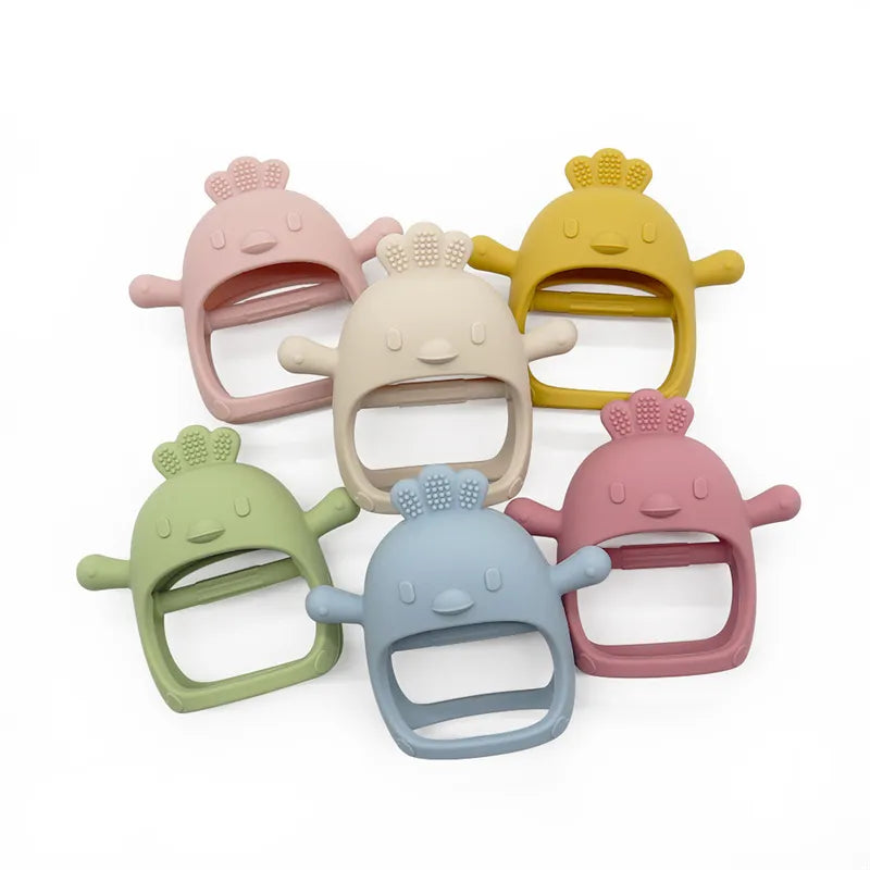 New Design Soft Silicone Teethers For Baby Newborn Training Grip Baby Toy Pendant Chewing Teething For Baby Accessories Toys - Giftcare 