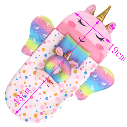 Doll accessories for 15-17inch new born doll backpack seat towel blanket Toy diaper Panties bag