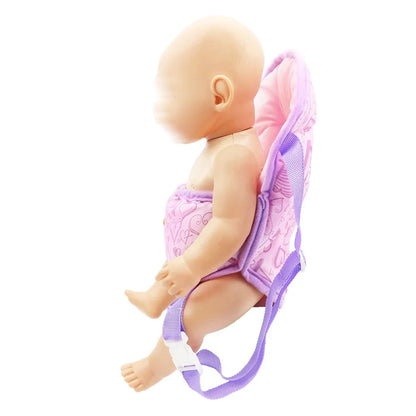 Doll accessories for 15-17inch new born doll backpack seat towel blanket Toy diaper Panties bag