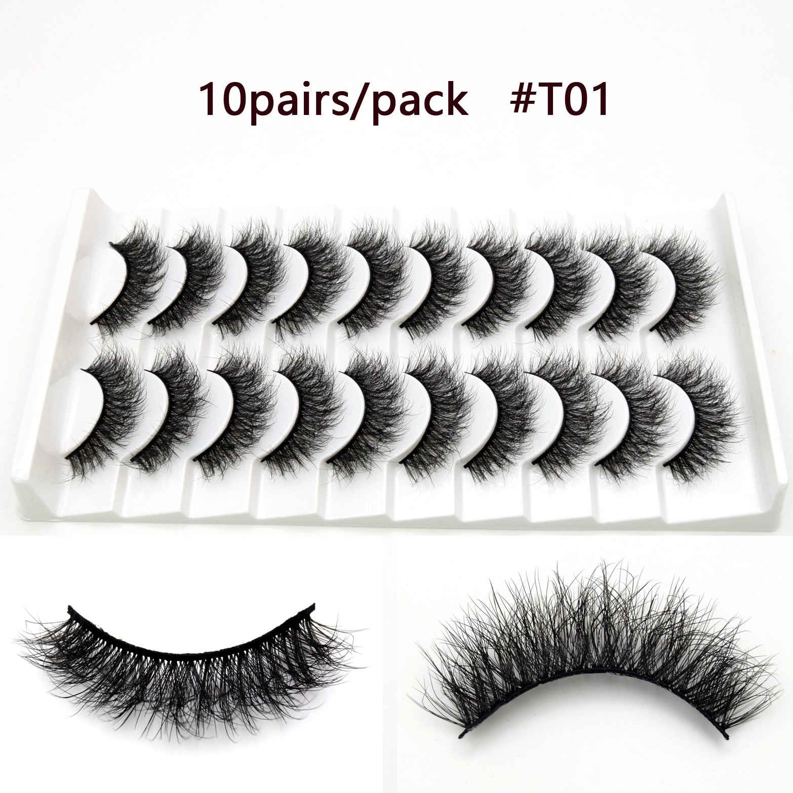 Visofree 5D Mink Eyelashes Long Lasting Mink Lashes - Giftcare 