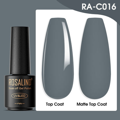 ROSALIND Gel Nail Polish Lamp All For Nails Art Manicure With Matt Base - Giftcare 