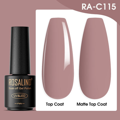 ROSALIND Gel Nail Polish Lamp All For Nails Art Manicure With Matt Base - Giftcare 