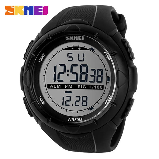 SKMEI Fashion Simple Sport watch Men Military Watches Alarm Clock Shock Resistant Waterproof Digital Watch reloj hombre 1025 - Giftcare 