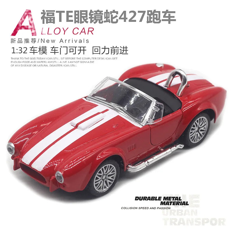 1:32 Shelby 427 Classic vintage car alloy car model children's toy new hot selling gift