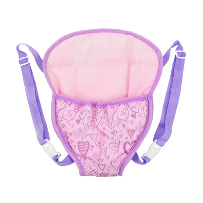 Baby Doll Plush Carrier Backpack Doll Accessories Front/Back Carrier With Straps 43cm Newborn Doll Accessories Outgoing Packets