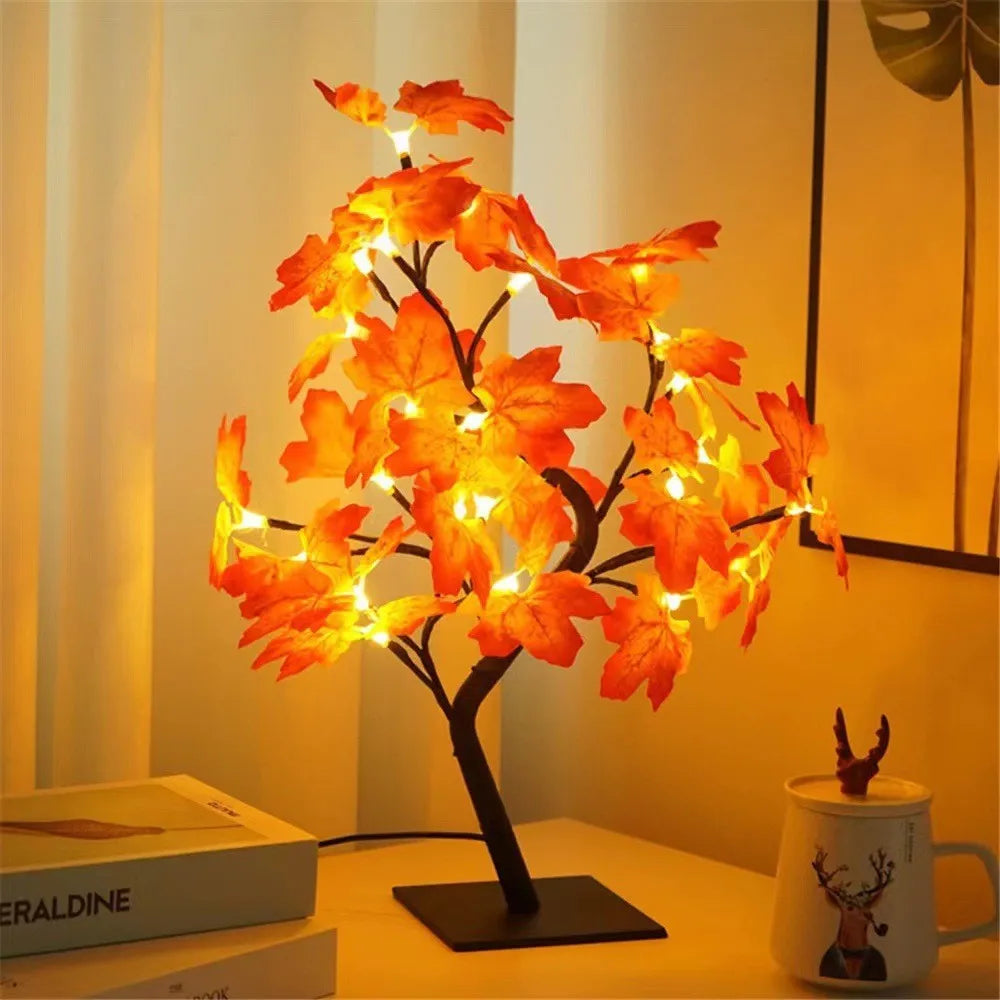 Table Lamp Rose Flower Tree Rose Flower Lighting Home Decoration